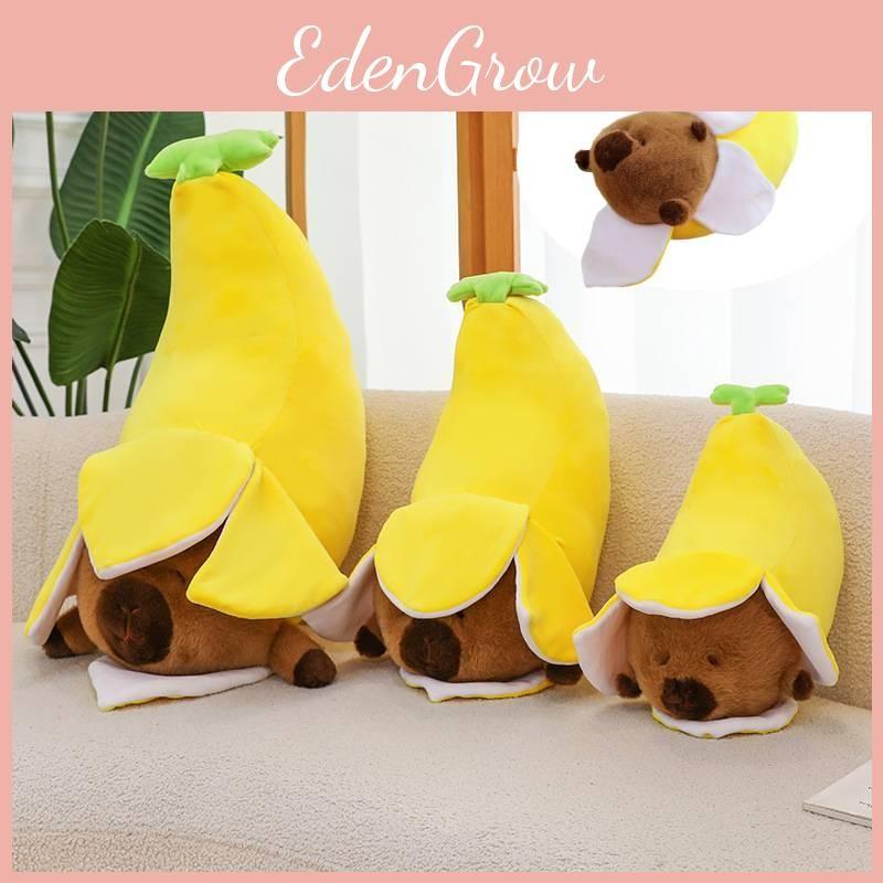 Banana Plush Capybara Toys Cartoon Animals Fill Doll Pillow Cushion Gifts Xmas