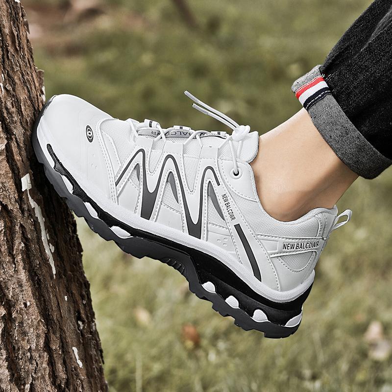 

2025 лето досуг спорт походные туфли мужские и женские уличные дышащие кроссовки платформа пара папа обувь тренд 44