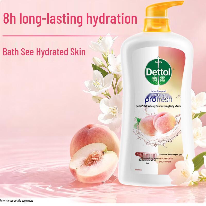 Dettol Peach Scent Shower Gel