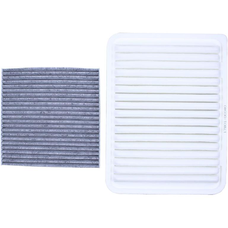 ApplianPar Engine Air Filter and Cabin Air Filter Kit for Toyota Tacoma 4Cyl 2005-2022 Replace 88508-01010