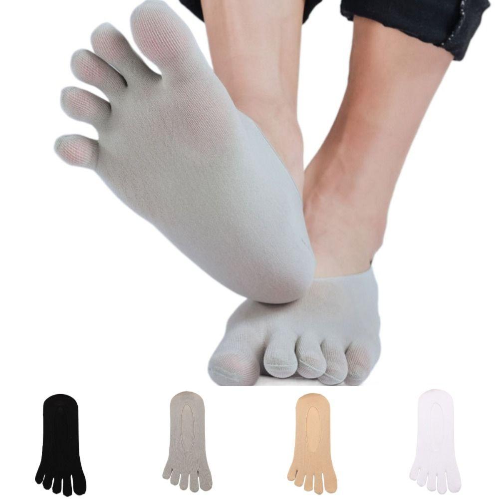 

Hollow Men s Five Finger Socks Transparent Men s Mesh Five Toes Socks Elastic Outdoor