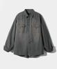 Dimiteulibeullaeg Bio Western Cotton Shirt_Charcoal