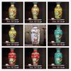 Jingdezhen-Enamel Colored Vases, Ceramic Decorative Vase, Porcelain, Antique Office Furniture, Ornaments Articles, Vase Crafts