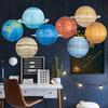 8Pcs Planet Paper Lanterns Kids Solar System Planets Lantern Outer Space Theme Party Decoration Children Birthday Party Home Decoration