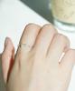 Alleun Silver 925 Layered Cubic Twist Bold Ring