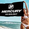 Mercury Racing Car Microfiber Beach Towel Absorbent Quick Dry Soft Yoga Swimming Resort Mountain Climbing Towel