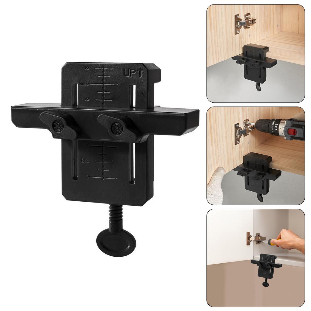 Montáž dvířek skříně Polohovací svorka Skříňky Držák rámu Montážní přípravek Vyhledávač instalace dvířek PVC