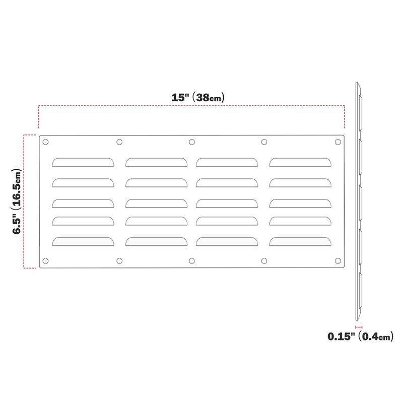 A20F-Stainless Steel Venting Panel For Grill Accessory,Stainless Steel Venting Panel For Grill Accessory, Outdoor Kitchens