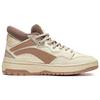 Li Ning We Wu Non-Slip Shock Absorbing Mid-Top Skate Shoes Women Skate Shoes Beige Brown AGCT224-2