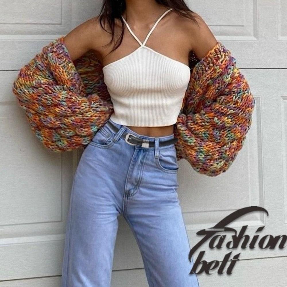 Thin Women's Belt PU Leather Dress Jeans Belt Simple Waist Belt  Streetwear