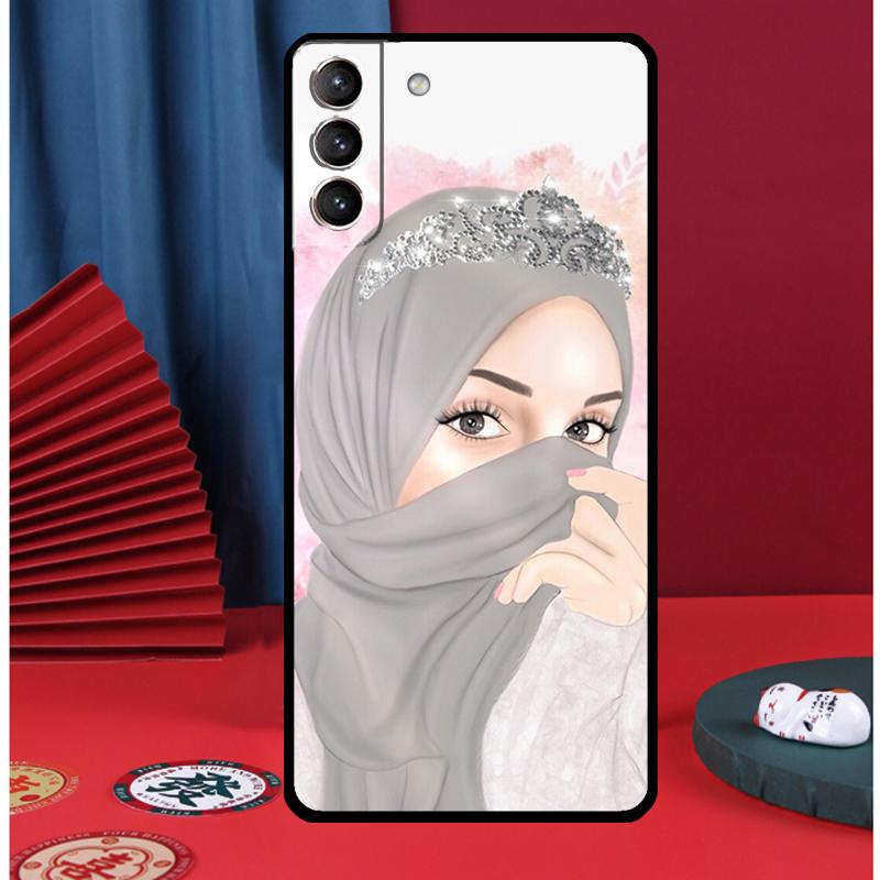 Islamic Muslim Hijabi Girls Phone Case For Samsung Galaxy S24 Ultra S9 S10 S20 S21 S22 Plus S23 FE S25 Ultra Back Cover