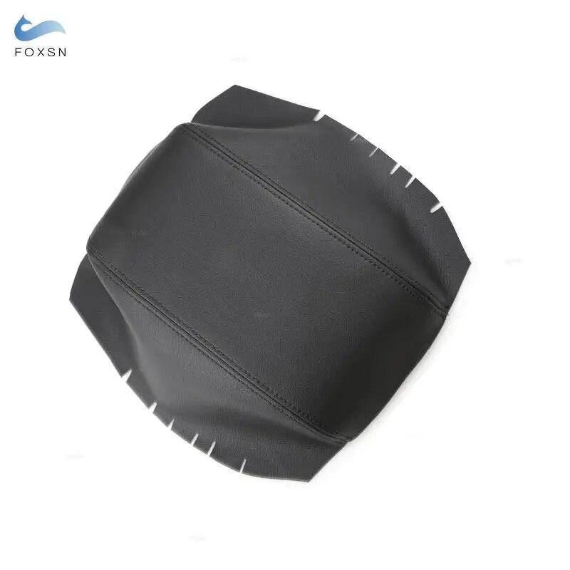 Soft Leather Armrest Cover For Hyundai Veracruz Microfiber Leather Center Control Armrest Box Cover Sticker Trim Accessories