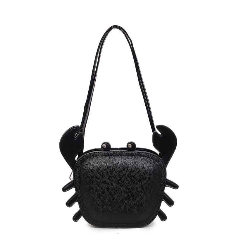 

Niche Design Irregular Bag for Women New Creative Street Style Crab Bag Ins Style Personality Street Small Square Bag чёрный