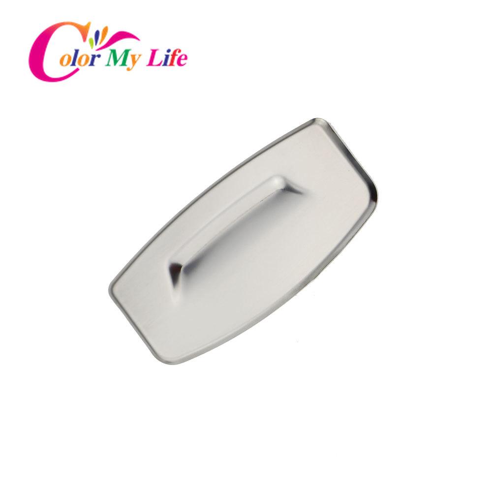 Color My Life Edelstahl-Handschuhfach-Griffabdeckung, Handschuhfach-Griffe, Verkleidungsaufkleber für Renault Koleos für Samsung QM6 2017