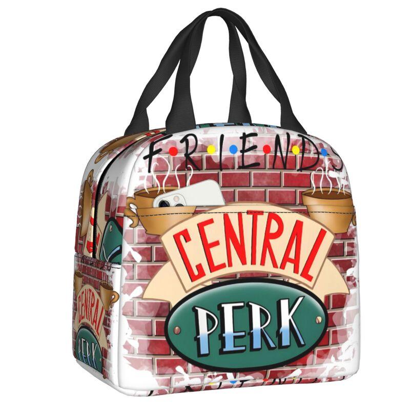 Benutzerdefinierte TV-Show Friends Symbol Lunchtasche Herren Damen Kühlbox Thermisch Isolierte Lunchboxen für Schüler Schule