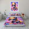 Whimsical Pony Paradise Bedding Sets Duvet Covers Pillowcases(1* Duvet Cover 2* Pillowcases Without Duvet Insert)