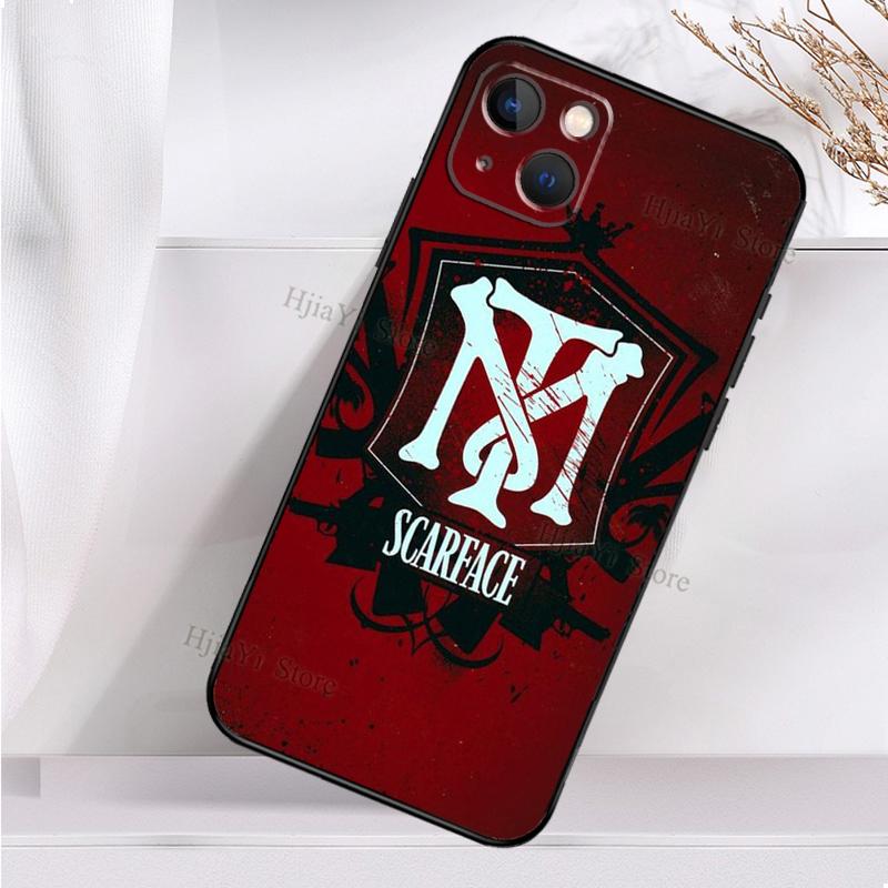 Pouzdro Scarface Al Pacino Tony Montana pro iPhone 13 12 11 14 Pro XS Max X XR 7 8 Plus SE2 12 13 Mini Zadní kryt Telefon