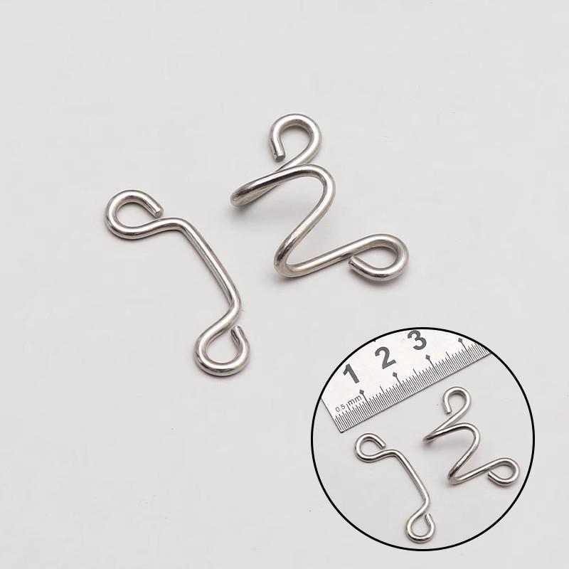 Invisible Waistband Adjustment Hooks & Snap Fasteners for Suit Pants