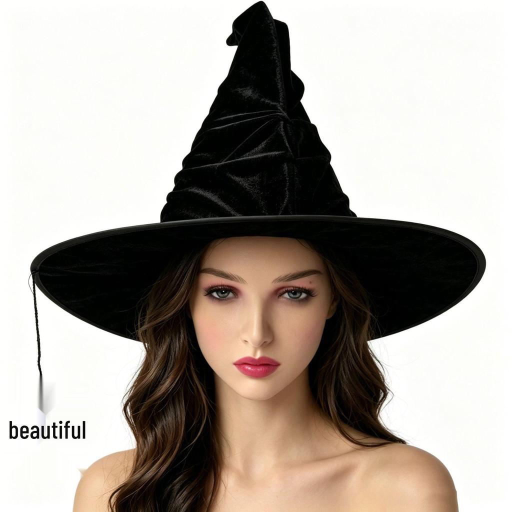 Kids & Adults Halloween Wizard Witch Costume Hat Party Supplies