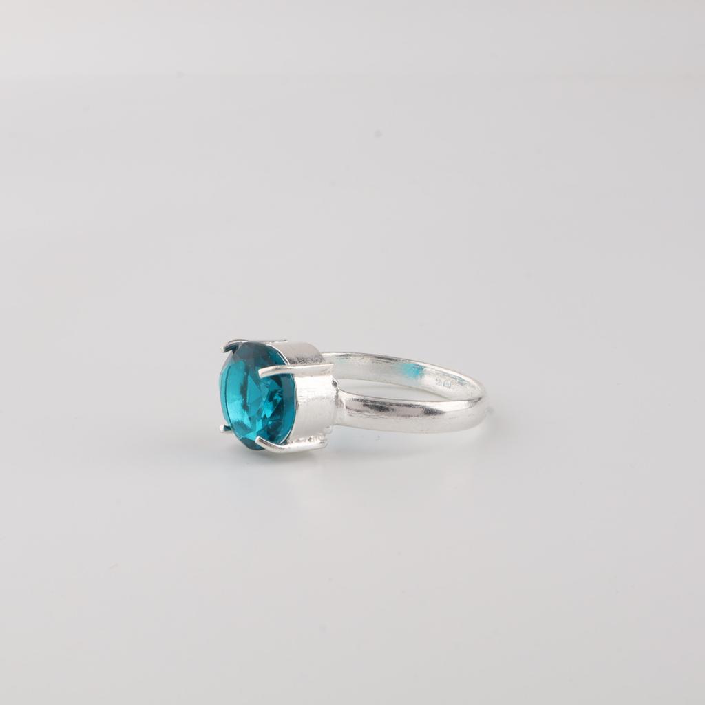 Apatite Gemstone 925 Sterling Silver Handcrafted Jewelry Ring Gift For Women RR-72-14