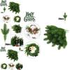 Artificial Plants 20pcs Pine Branch Christmas Garland Diy Xmas Party Decorations