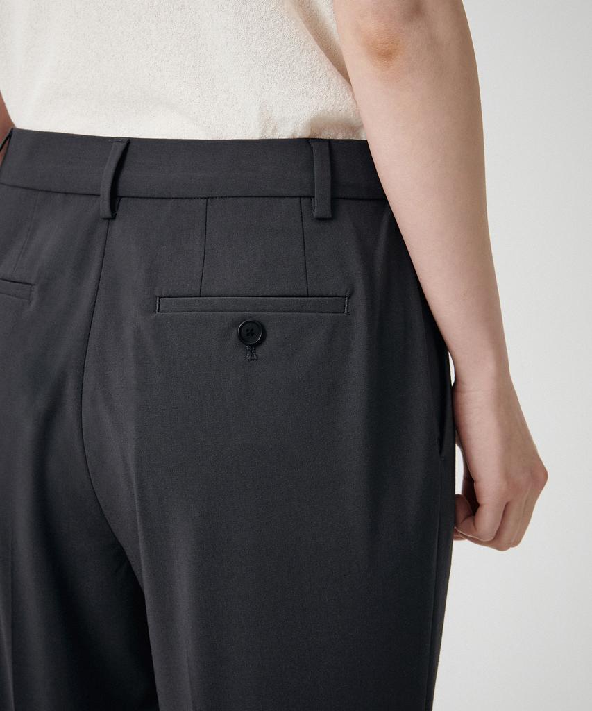 MUSINSA STANDARD WOMAN [Cooltandard] Women'S Slim Straight Hidden Banding Slacks [Gray]