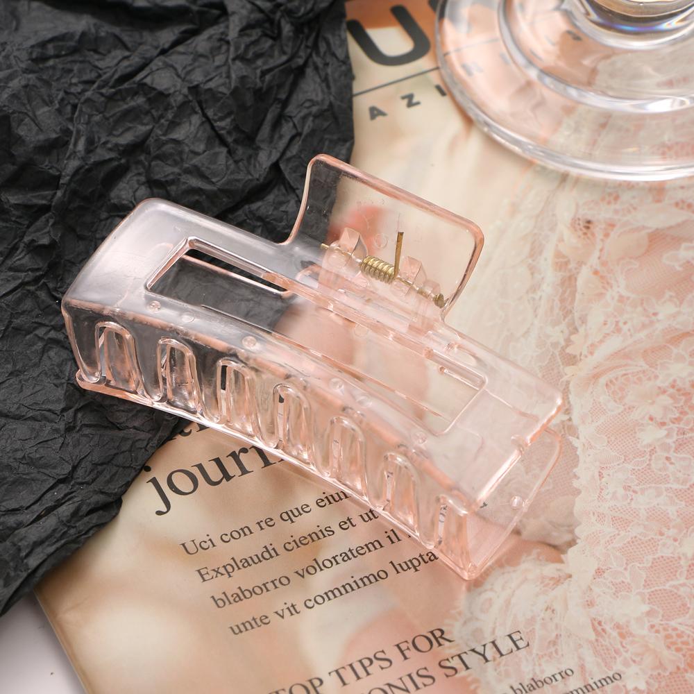 Retro Matt Bonbonfarbe Haarnadel Geometrische Große Haarnadel Niedliche Plattenhaarnadel Haiklammer Damen Kopfschmuck