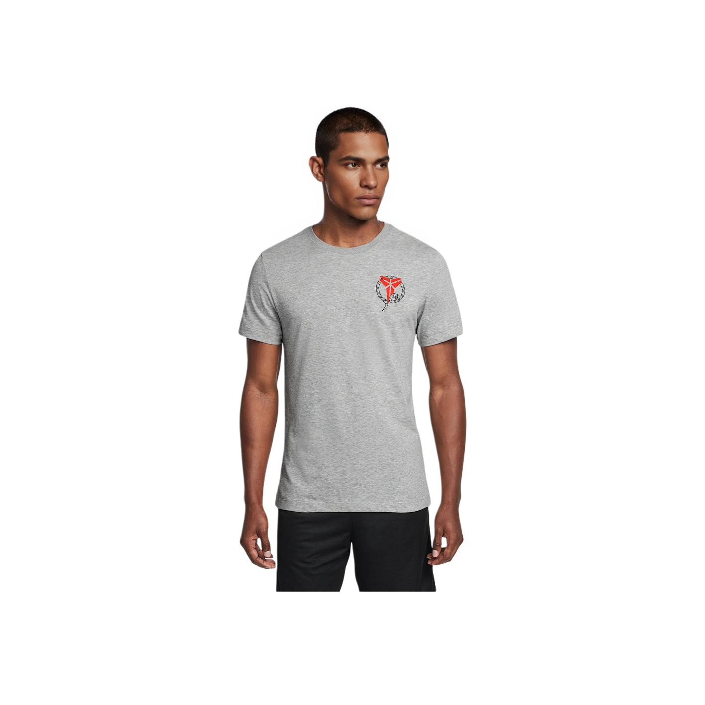 Nike Футболка Kobe Stockings Dri-FIT темно-серая, мужская, цвет Heather HV5150-063 XL