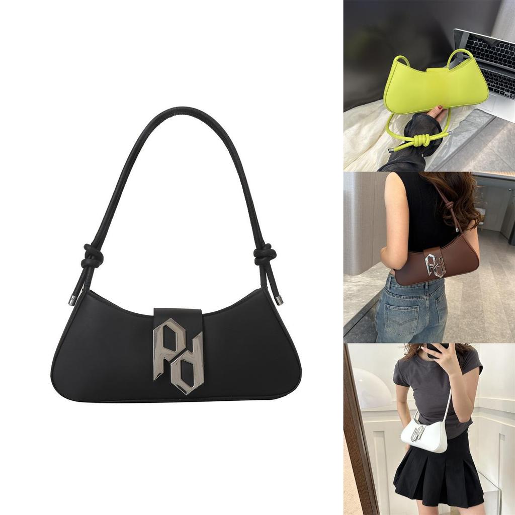 Stylish 2023 Pu Shoulder Bag Trendy Street Style Underarm Bag Popular Commuter Purse