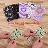 Love Purple ID Lanyard Cute Multi-purpose Key Lanyard