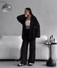 Women's Autumn Casual Two-Piece Set: Waist-Cinching Belted Cardigan & Long Pants