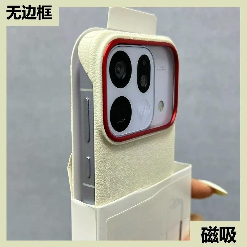 For OPPO Find X9s Pro Case Hard PU Leather For Magsafe Magnetic Shockproof Phone Protective Cover For Find X9s Pro Luxury Shell