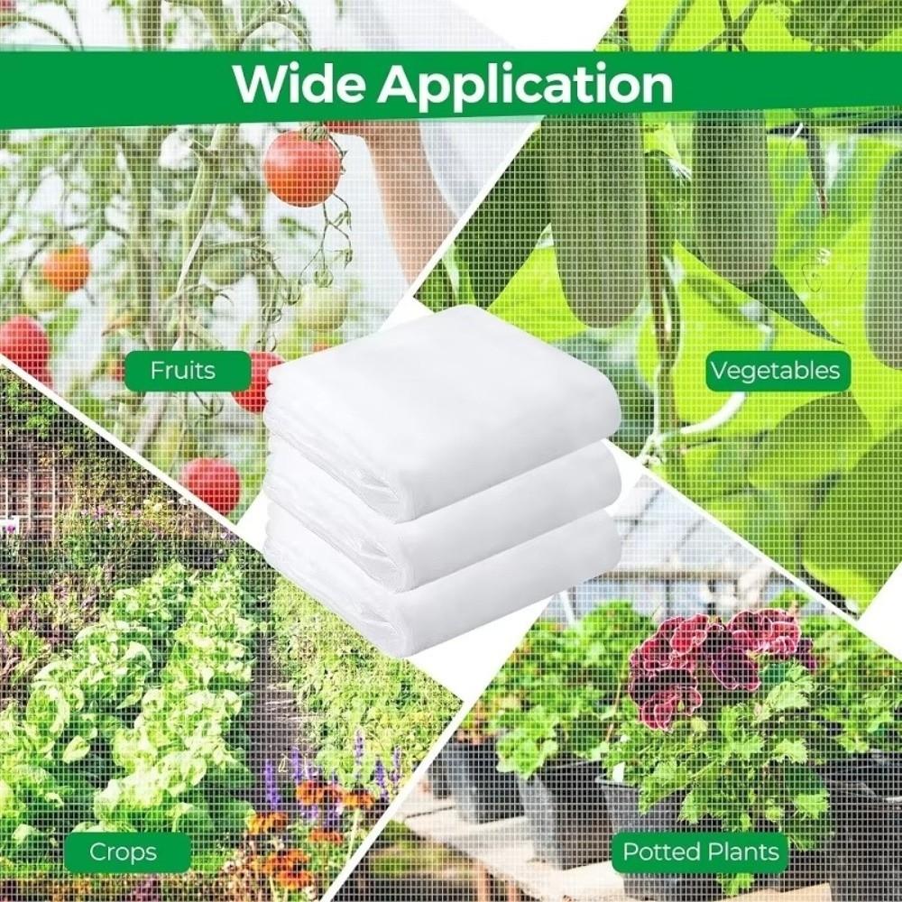 PE Garden Insect Net Transparent Greenhouse Pest Barrier Plant Protection Netting Vegetable Garden