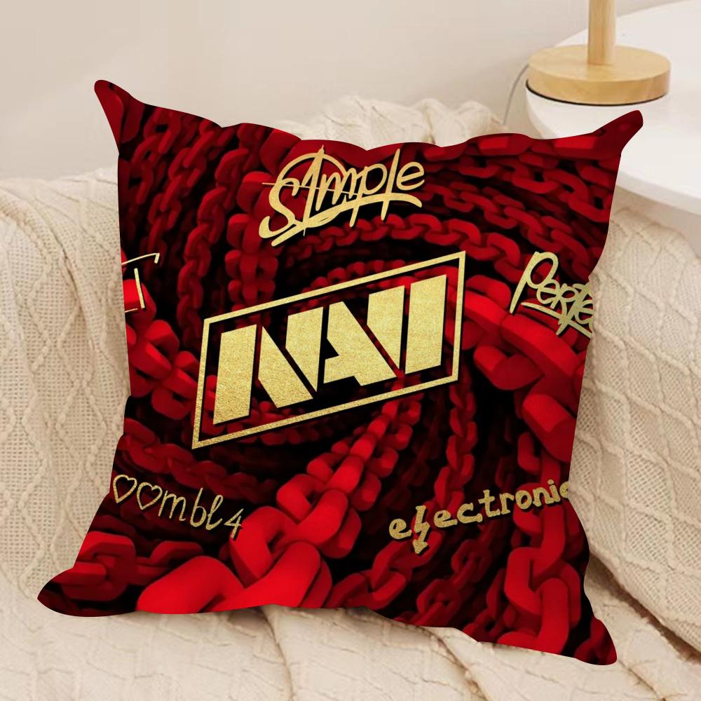 Team NNavi cool Cushion Cover Short plush Doublesided Print Square Throw Pillow Covers Sofa Home Cushion Decor