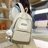 Lightweight Large Capacity Student Schoolbag Women Color Block Backpack