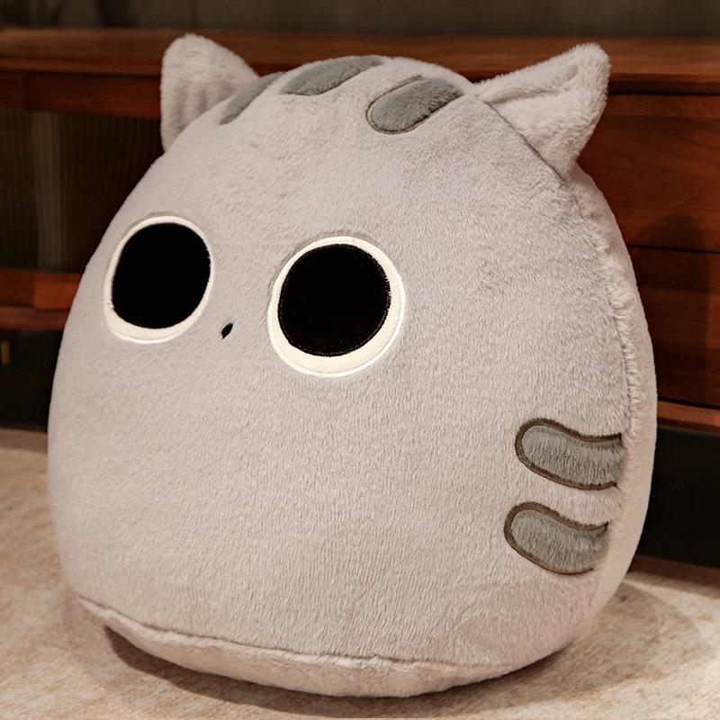 Cartoon Dumpling Cat Throw Pillow Plush Toy Cat Doll Office Waist Cushion Girl Soothing Rag Doll