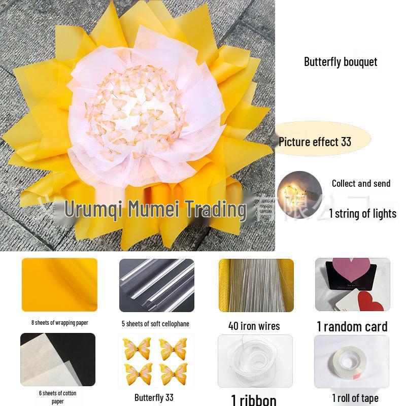 DIY Butterfly Bouquet Kit - Ideal Birthday or Valentine's Gift for Her