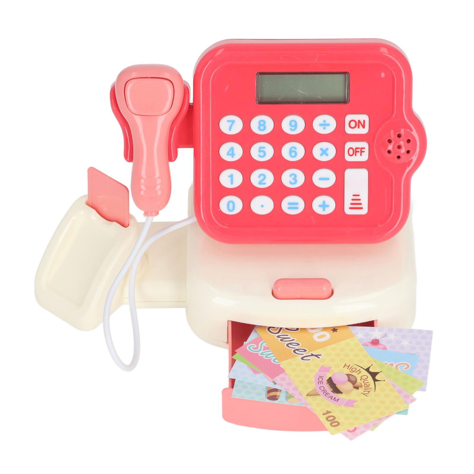 Детская кассовая касса Игрушки Многофункциональная Головоломка Симуляция Звук и Светы Калькулятор Кассовый аппарат Игровой набор для Детей Подарки