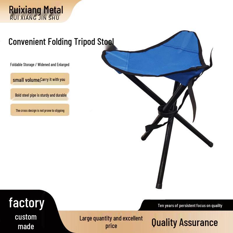 Portable Outdoor Tripod Stool for Camping and Fishing