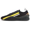 Acromount Knit Black Yellow Men's Low Top Synthetic Leather Outdoor Retro Sneakers 1183B469-001