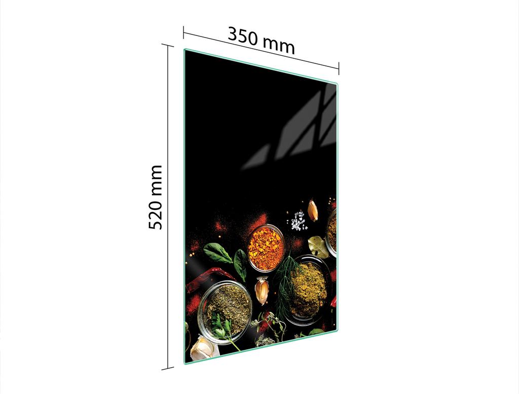 SZKLANA DESKA DO KROJENIA 35x52 PRZYPRAWY