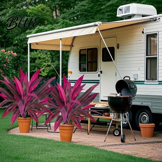 UV-beständige künstliche Farne Realistische künstliche Pflanzen und Drachenblutbäume 18 Zweige Garten Außenbereich UV-beständige künstliche Farne für Garten Terrasse
