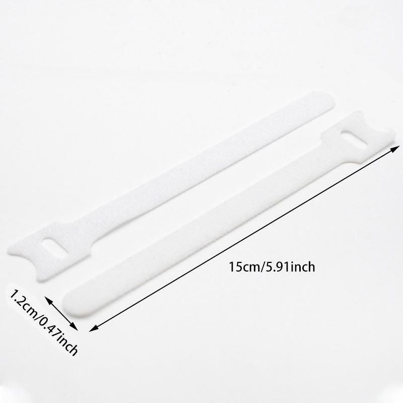 100PCS/SET Nylon Plant Ties Earphone Charging Data Cable Storage Strap Home Self Adhesive Cable Tie Nylon Data Cable Sorting Tie