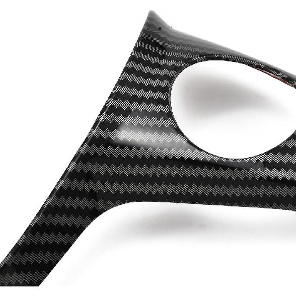 JSCARLIFE Steering Wheel Cover Trim for 2012-2014 F-ord Focus MK3 and 2013-2015 F-ord Kuga, Car Interior Accessories