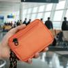 Large Capacity Mini Coin Purse Wallet Multi Card Holder Portable Nylon Solid Color Small Wallet for Women Men Multifunctional