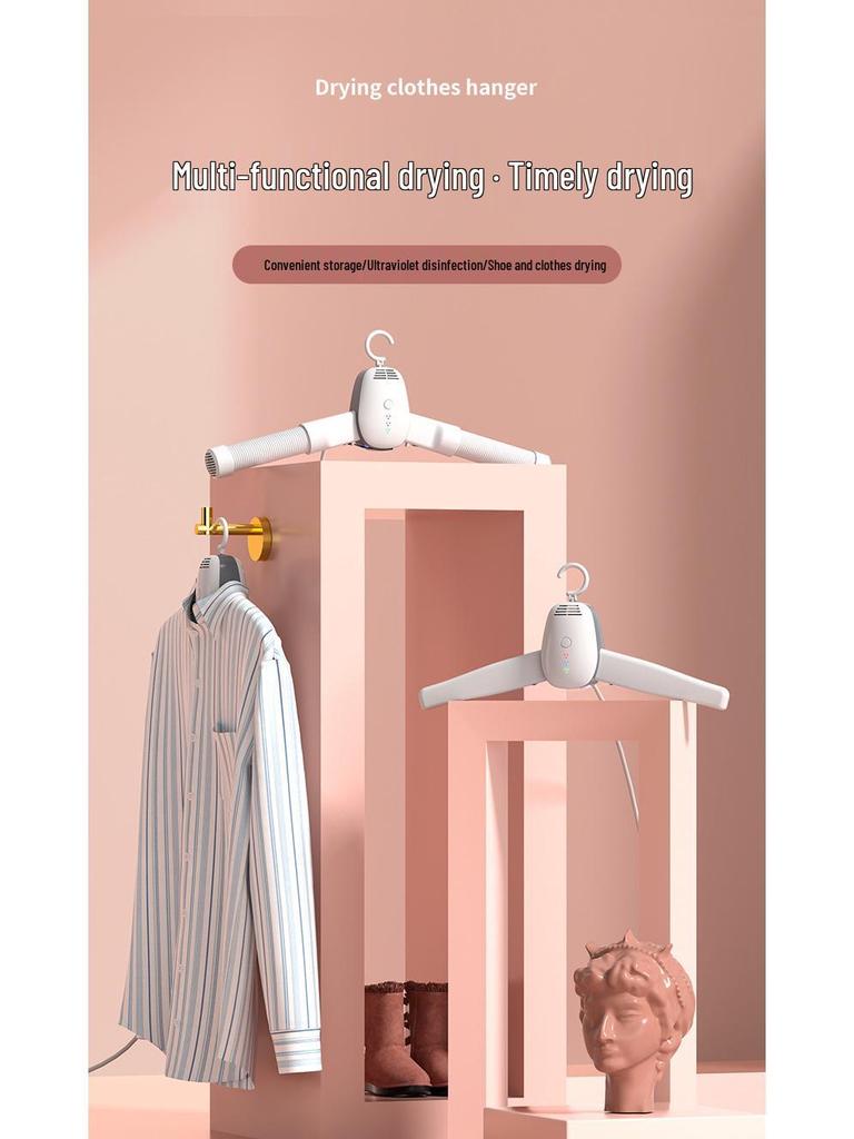 Kompakter elektrischer tragbarer faltbarer Wäschetrockner und Desodorierer für die Reise