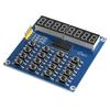 TM1638 3 Wire MCU Control 8 bit LED 16 Keys Keyboard Scanning and Display Module for Arduino