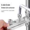 Household Faucet Valve Broken Thread Extractor for 4-6 Point Valves