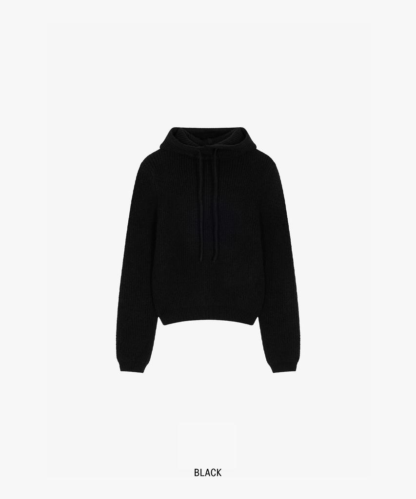 Farbe Hoodie Knit_Black