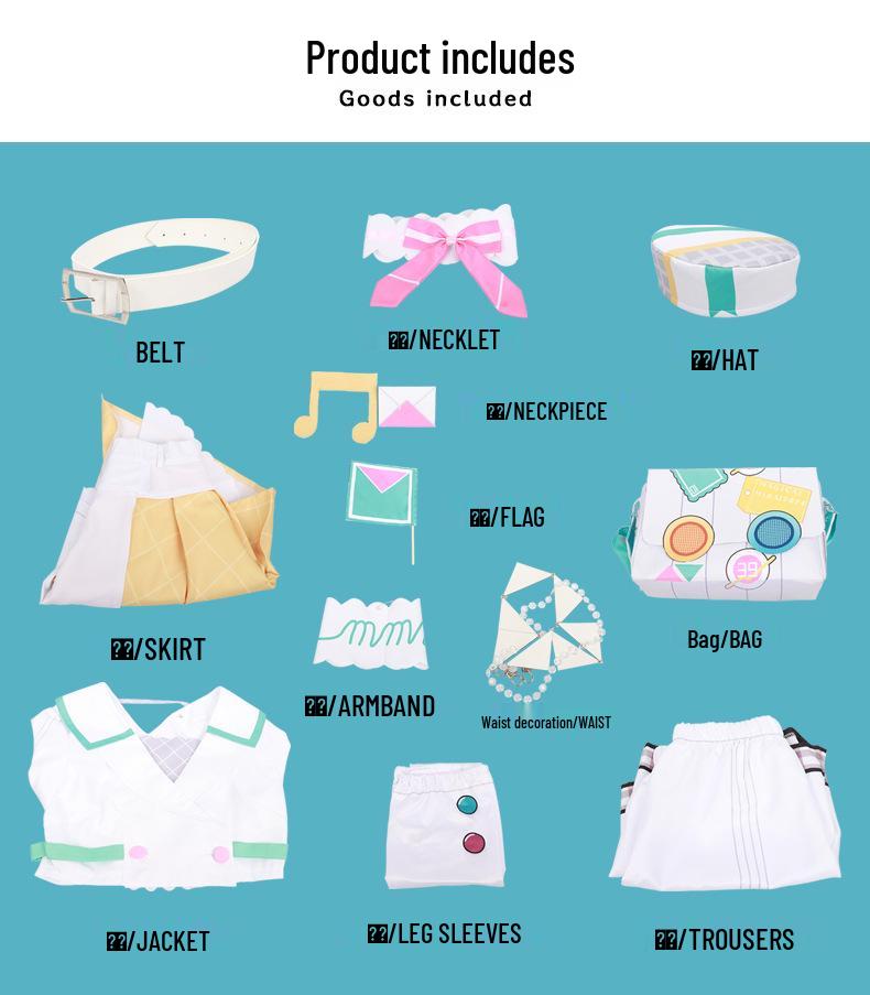 2024 Magical Mirai Women's Anime Cosplay Costume Set